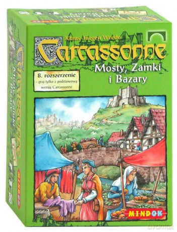 Carcassonne: 8. Dodatek - Mosty, Zamki I Bazary (edycja Polska) [GRA]