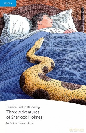 PER. Three Adventures of Sherlock Holmes. Book with eBook and audio. Lvl 4 [KSIĄŻKA]