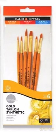 Pędzelki mieszane Daler Rowney
