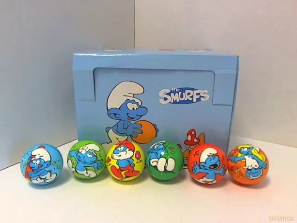 Piłeczka MONDO 60 mm Smurfy 1059157