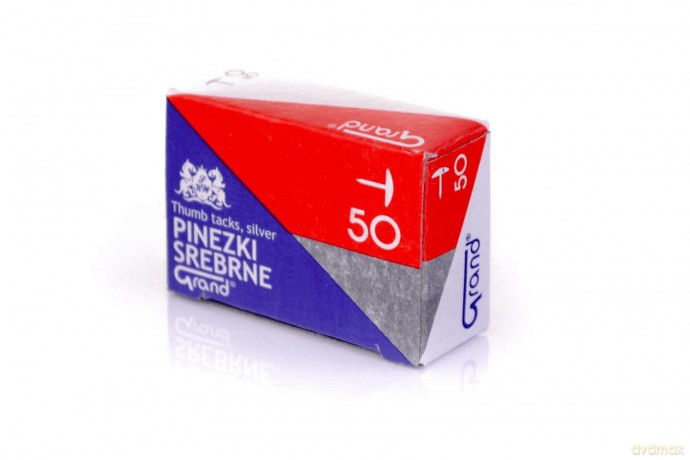 Pinezki srebrne (50 sztuk)