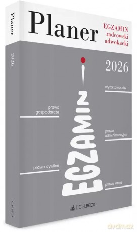 Planer. Egzamin radcowski i adwokacki 2026 [KSIĄŻKA]