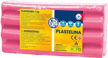 Plastelina 1 kg, różowa