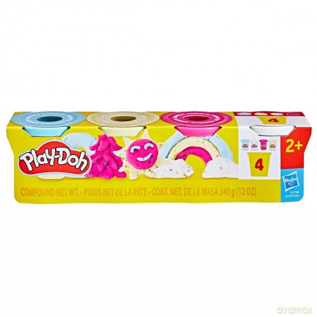 PLAY-DOH 4Pak Confetti, zabawka kreatywna