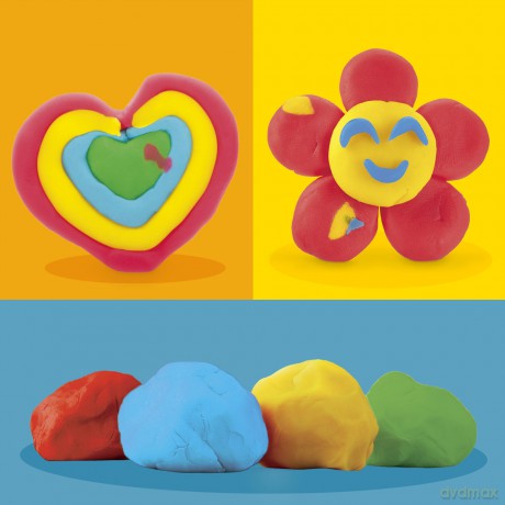 PLAY-DOH Zestaw 18 Kolorowych Tub, zestaw kreatywny