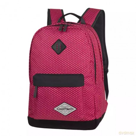 Plecak szkolny wielokomorowy CoolPack czarny, Odcienie czerwieni 26 l