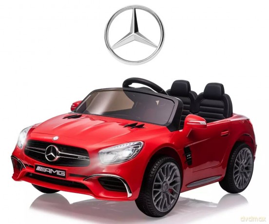 Pojazd na akumulator Mercedes-Benz SL65 AMG czerwony Milly Mally