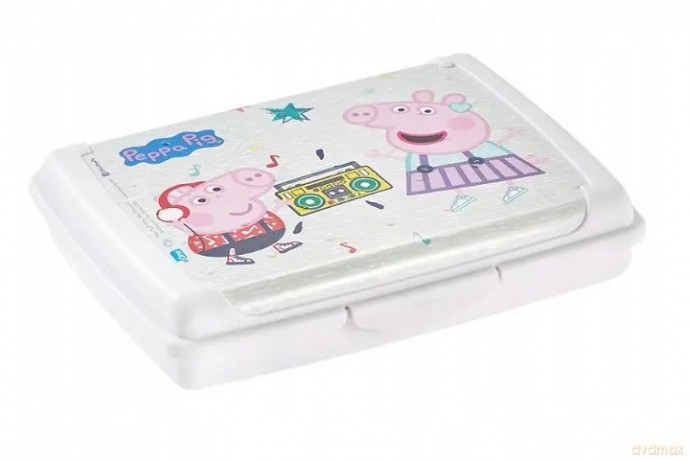 Pojemnik click mini Peppa biały