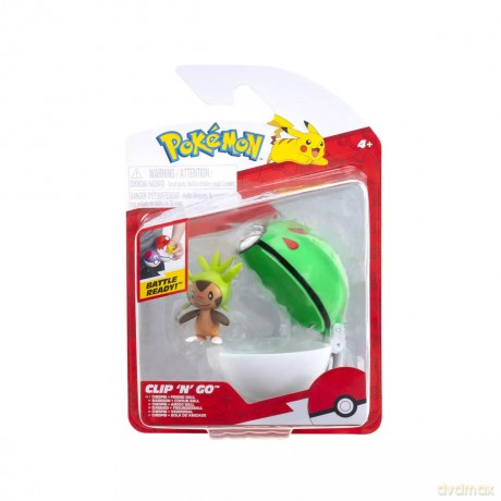 POKEMON Clip N Go Figurka Chespin Seria 19, figurka