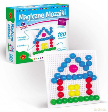 Magiczne Mozaiki (120 Elementów) [GRA]