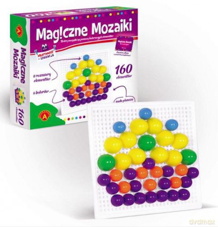 Magiczne Mozaiki (160 Elementów) [GRA]