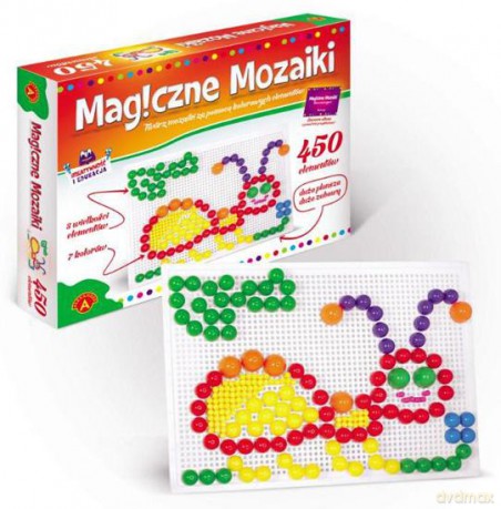 Magiczne Mozaiki (450 Elementów) [GRA]