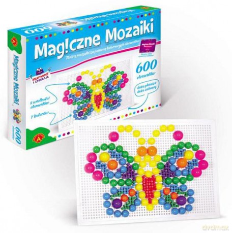 Magiczne Mozaiki (600 Elementów) [GRA]