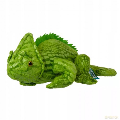 Ręcznie szyty pluszak kameleon All About Nature 37 x 13 cm