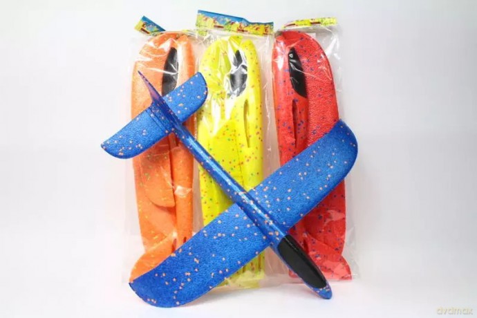 Samolot styropianowy - 48cm 4 kolory - mix