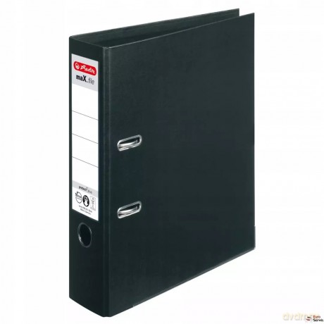 Segregator czarny Herlitz A4 8 cm