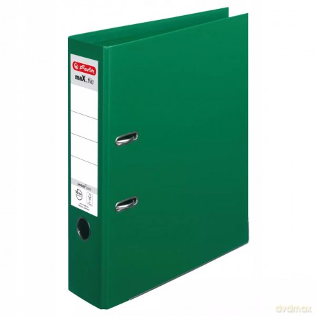 Segregator Herlitz A4 zielony 80mm
