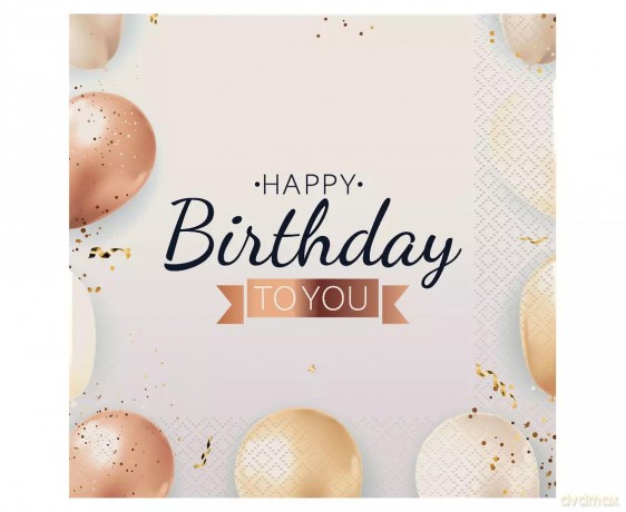 Serwetka Pap 3w 330x330 Happy Birthday Go Op20sz