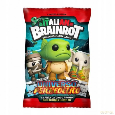 Skifidol Italian Brainrot-Saszetka Z Figurka 3d I Zawieszką Oraz Kartą Tcg