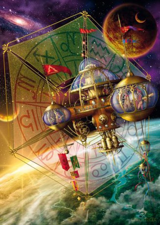 Puzzle 1000 El. Ciro Marchetti Stacja Kosmiczna [PUZZLE]