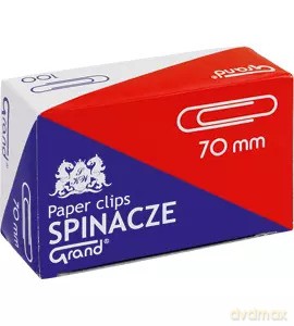 Spinacze Okrągłe Grand 70 mm 100 szt. pudełko A 10/500