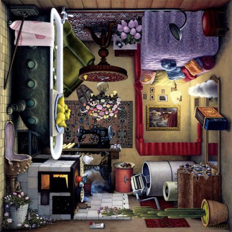 Puzzle 1000 El. Jacek Yerka Buduar (Kwadratowe) [PUZZLE]