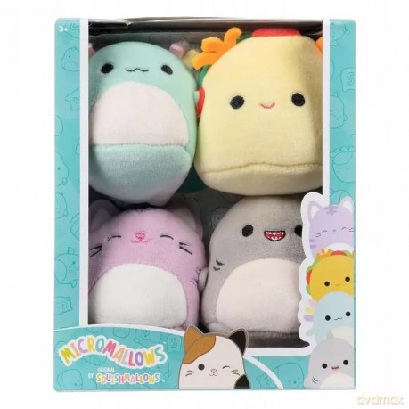 Squishmallows Micromallows 4pack Maskotki 6cm