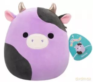 SQUISHMALLOWS original maskotka pluszak krówka Alexie 13cm