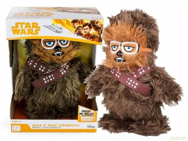 STAR WARS CHEWBACCA maskotka interaktywna chodzi, wydaje dźwięki
