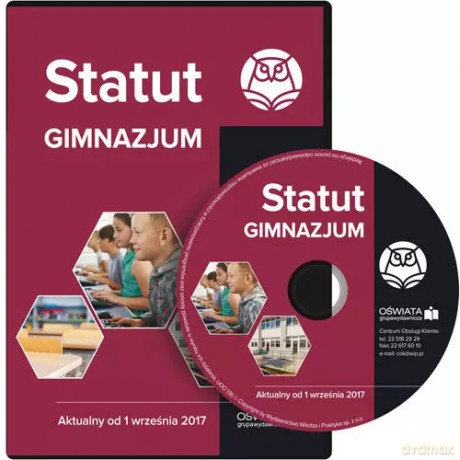 Statut gimnazjum. Aktualny od 1 września 2017 [KSIĄŻKA]
