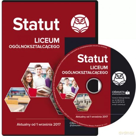 Statut liceum ogólnokształcącego. Aktualny od 1 września 2017 [KSIĄŻKA]