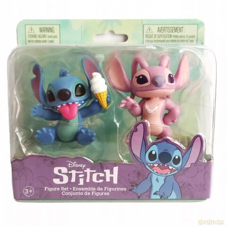 STITCH Lilo i Stitch Zestaw 2 Figurki Stitch z Lodem i Angel