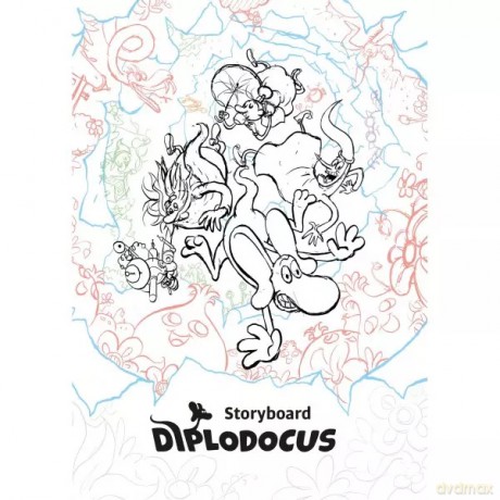 Storyboard Diplodocus - Wawszczyk Wojtek, Lew Leśniak Tomasz, Śledziński Michał, Tarkowski Kuba, Oleksicki Marek, Ordon Janusz, Kochański Kamil [KOMIKS]