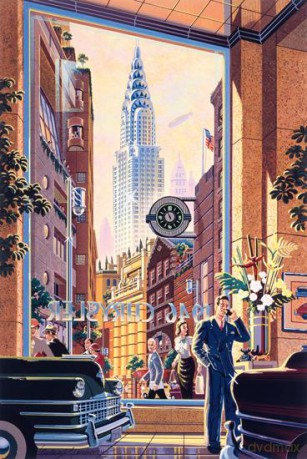 Puzzle 1000 El. Michael Young Wieżowiec Chryslera [PUZZLE]