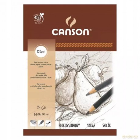 Szkicownik Canson A4 25 szt.