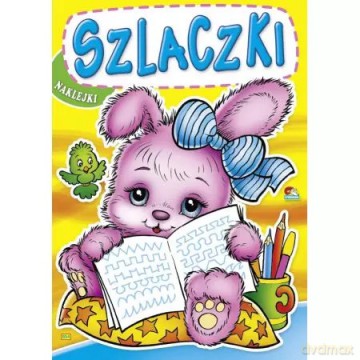 Szlaczki, naklejki. Króliczek [KSIĄŻKA]