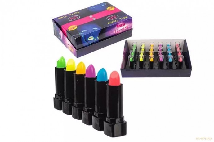 Szminka neon 6kol 24szt/box 1008468 84682