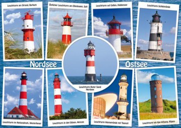 Puzzle 1000 El. Najpiękniejsze Latarnie Morskie [PUZZLE]