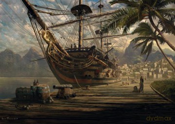 Puzzle 1000 El. Statek W Porcie [PUZZLE]