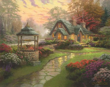 Puzzle 1000 El. Thomas Kinkade Dom Ze Studnią [PUZZLE]