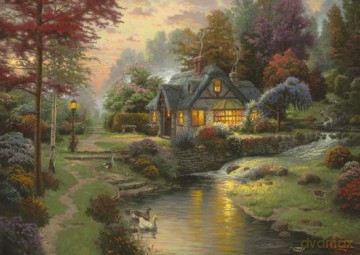 Puzzle 1000 El. Thomas Kinkade Spokojny Nastrój [PUZZLE]