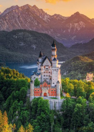 Puzzle 1000 El. Zamek Neuschwanstein [PUZZLE]