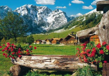 Puzzle 1500 El. W Masywie Karwendel [PUZZLE]