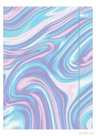 Teczka z gumką A4 Pastel Twist Happy Color