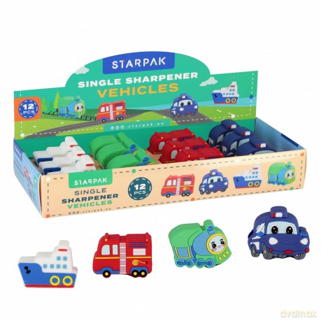 Temperówka Pojedyncza Pojazdy Op.12szt.starpak 540807