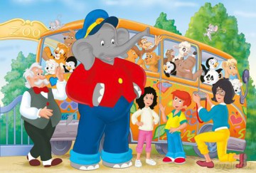 Puzzle 20 El. Słoń Benjamin Wycieczka Po Zoo [PUZZLE]
