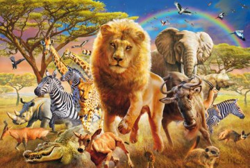 Puzzle 200 El. Dzika Afryka [PUZZLE]