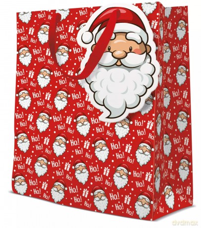 Torebka prezentowa duża, ho ho ho