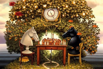 Puzzle 500 El. Jacek Yerka Partia Szachów [PUZZLE]