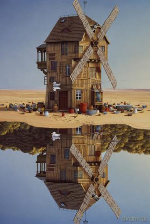 Puzzle 500 El. Jacek Yerka Refleksje [PUZZLE]